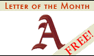 Free Letter of the Month