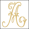 Cutwork XL Monogram Set 1