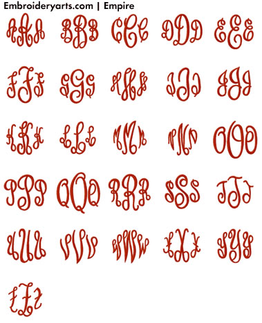 Empire Monogram Set 