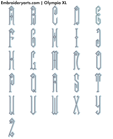 Olympia XL Monogram Set 