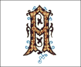 Gothic Monogram Set 2