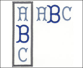 Woolworth Monogram Set 